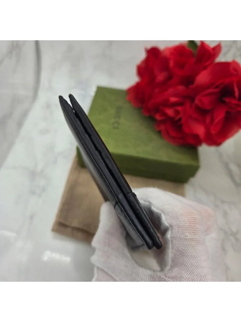 Gucci Billfold Folding Wallet Microshima GG